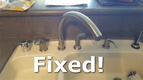 kitchen faucet leaking from spout|Kitchen Faucet Leak Repair Spout